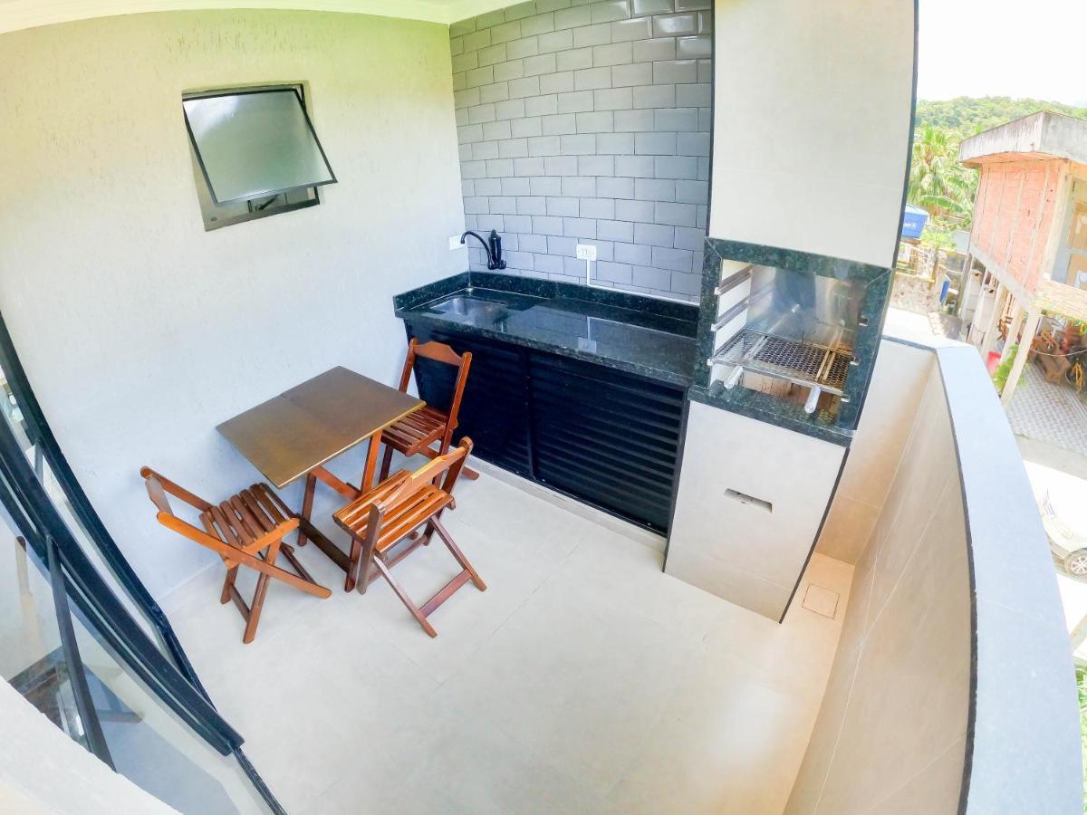 Appartement Sacada Gourmet, Piscina E Ar Condicionado à Ubatuba Extérieur photo