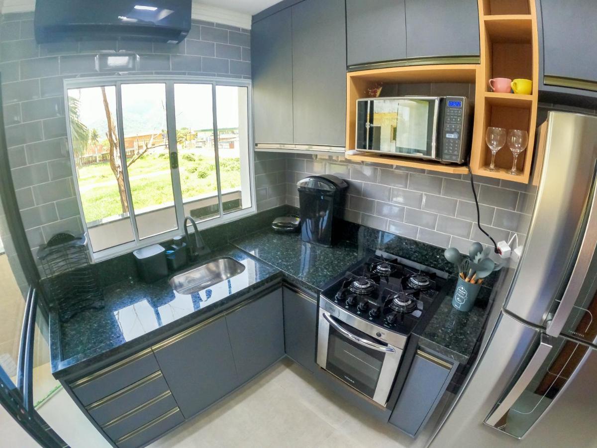 Appartement Sacada Gourmet, Piscina E Ar Condicionado à Ubatuba Extérieur photo